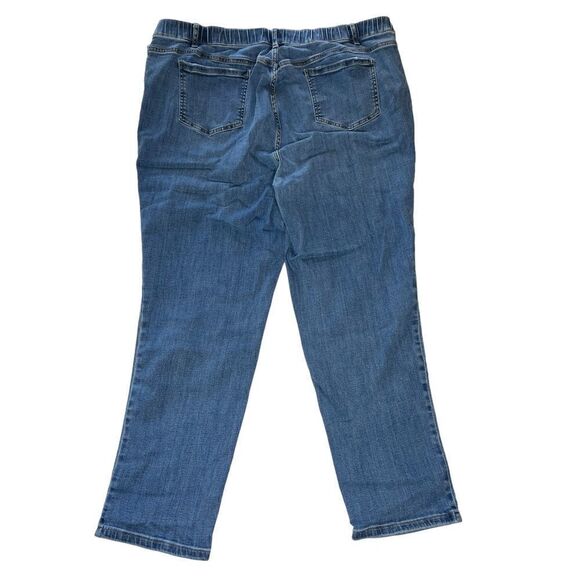 J Jill Boyfriend Straight Leg Ankle Jeans Size 22 - Picture 8 of 8